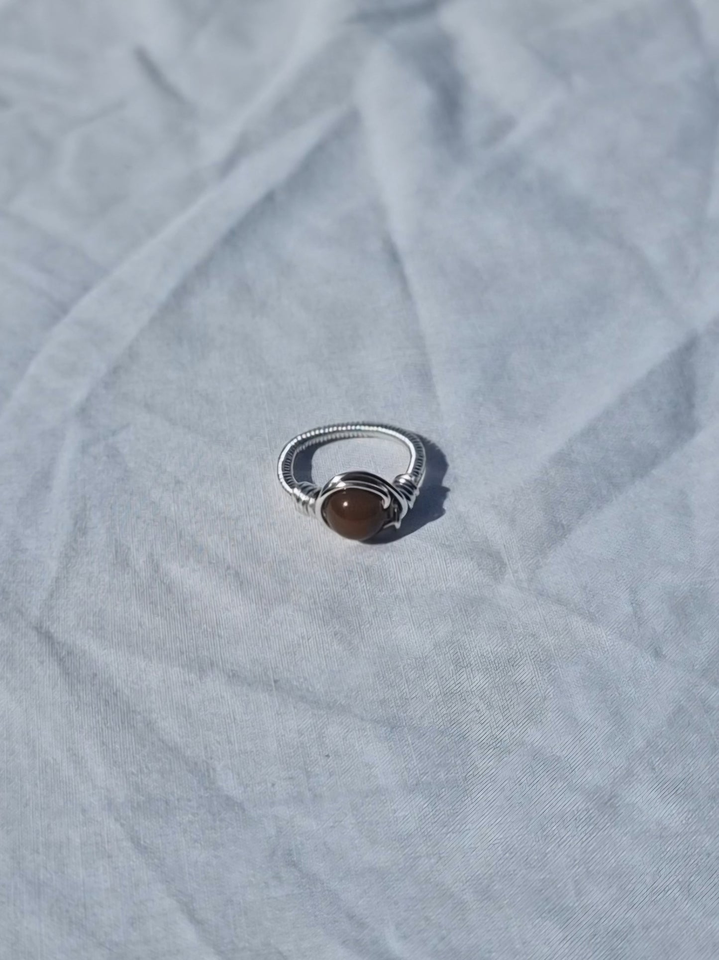 Terra - Indian Agate Brown Ring